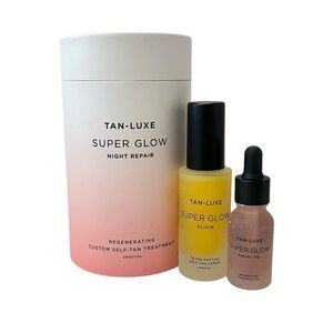Tan-Luxe Super Glow Night Repair Set | Self-Tan + Skincare Duo (New in Box)